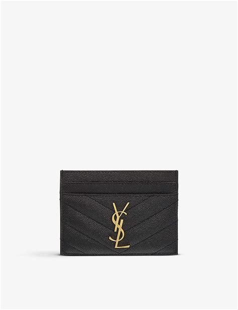 cardholder ysl|ysl card holder selfridges.